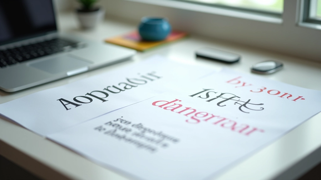 Typography samples showing different font sizes, weights, and line heights for web readability